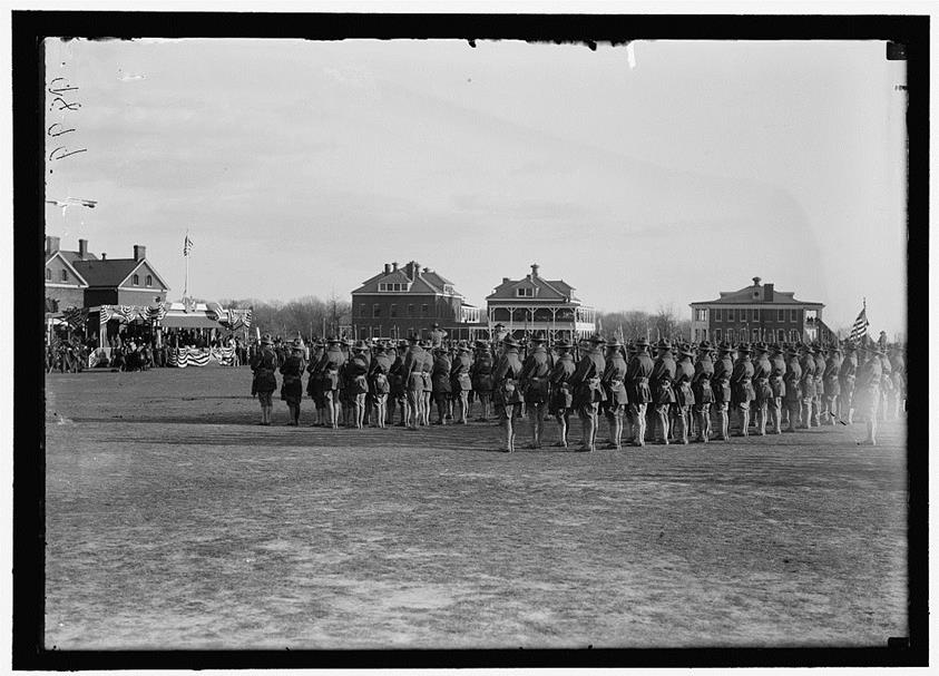 Officers in Training 1916 at Fort Myer